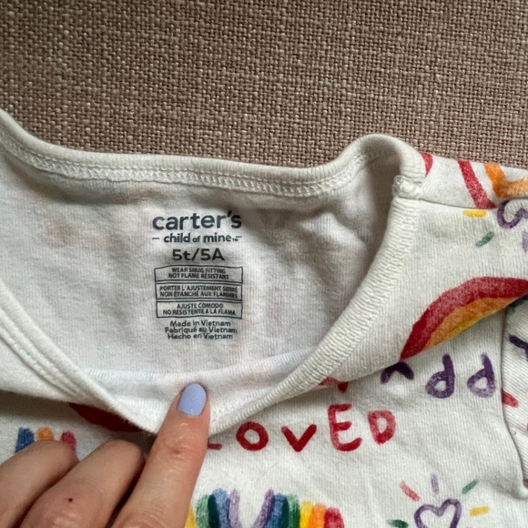 Colorful Rainbow Pajama Set - Picture 2 of 6